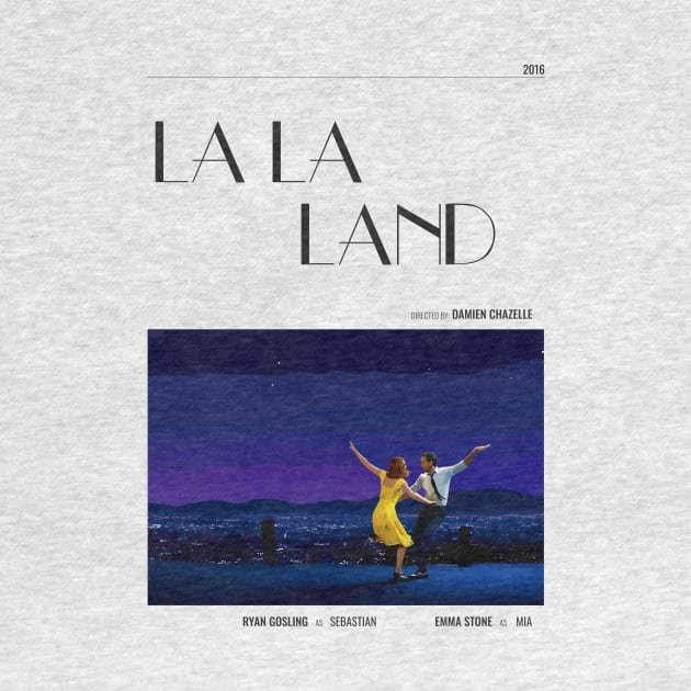 La La Land - Movie Poster - Damien Chazelle by studiofrivolo